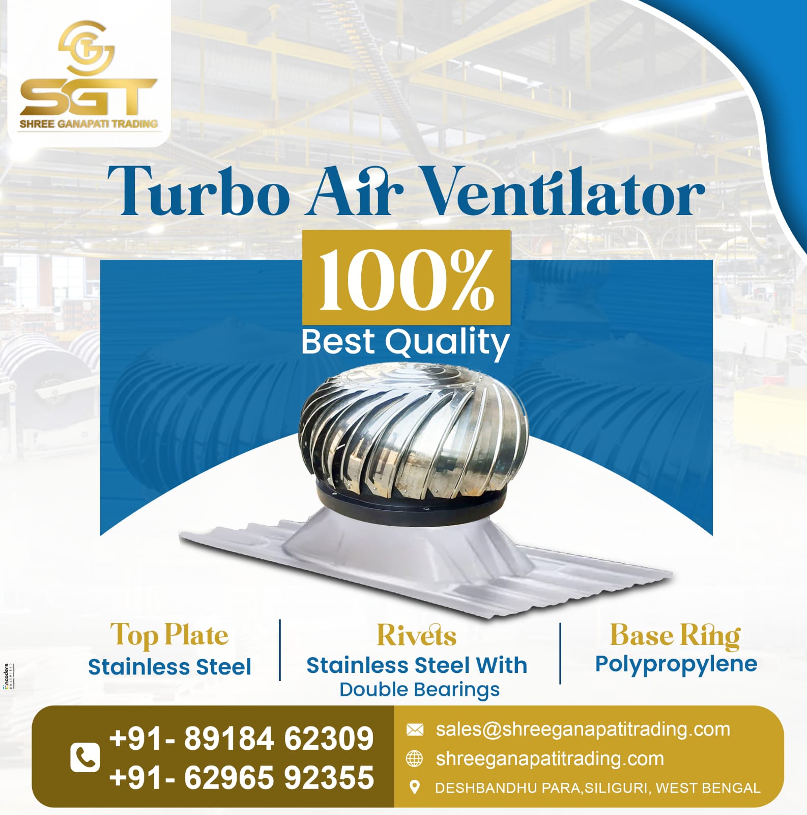 Benefits of installing Air Ventilator Turbo